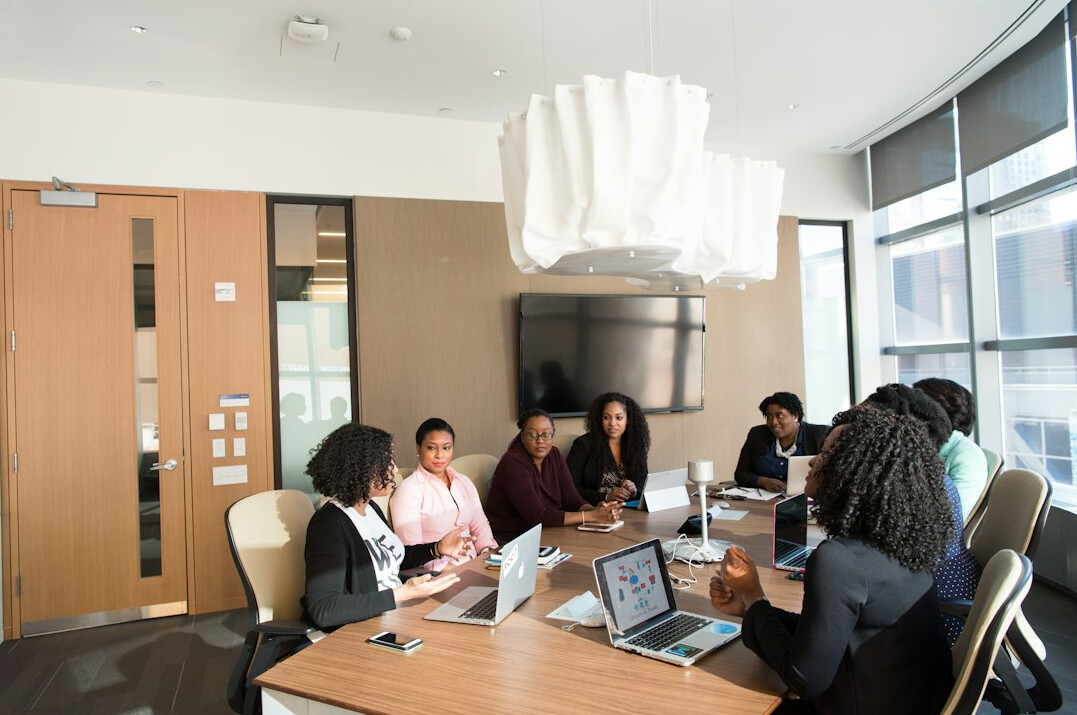 modern office meeting